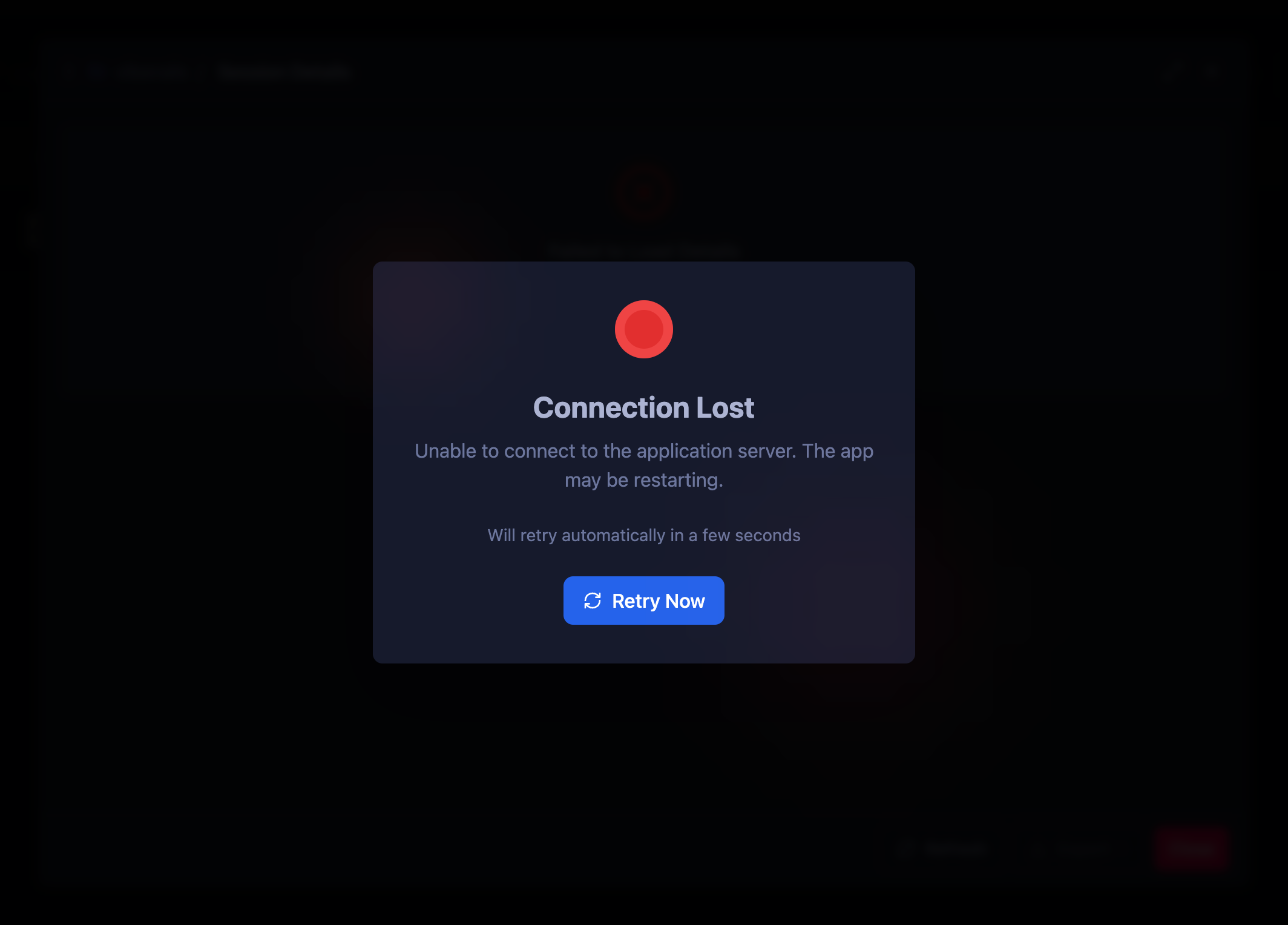 VibeRails AI discovery configuration with session details